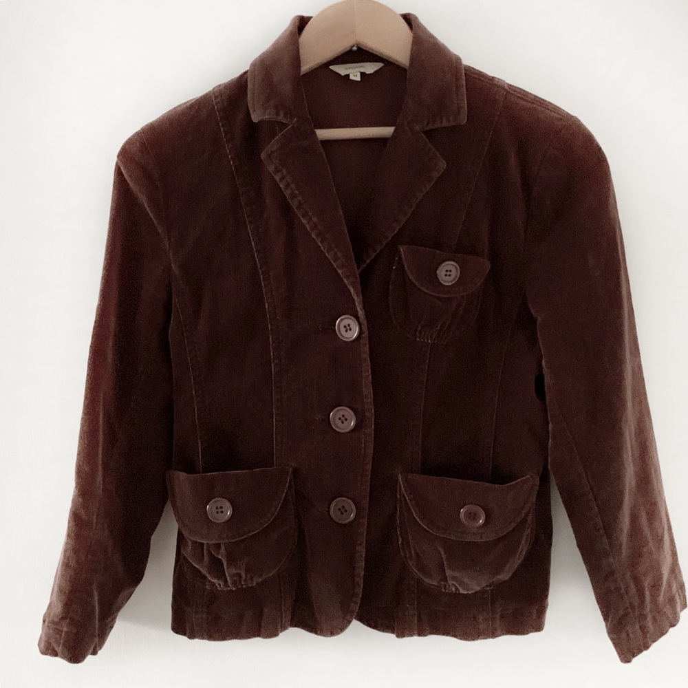 Nordstrom Sashimi 3/4 Sleeve Corduroy Blazer Sz M